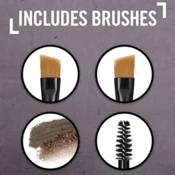 Brow This Way Eyebrow Powder Kit Dark Brown 2,4g