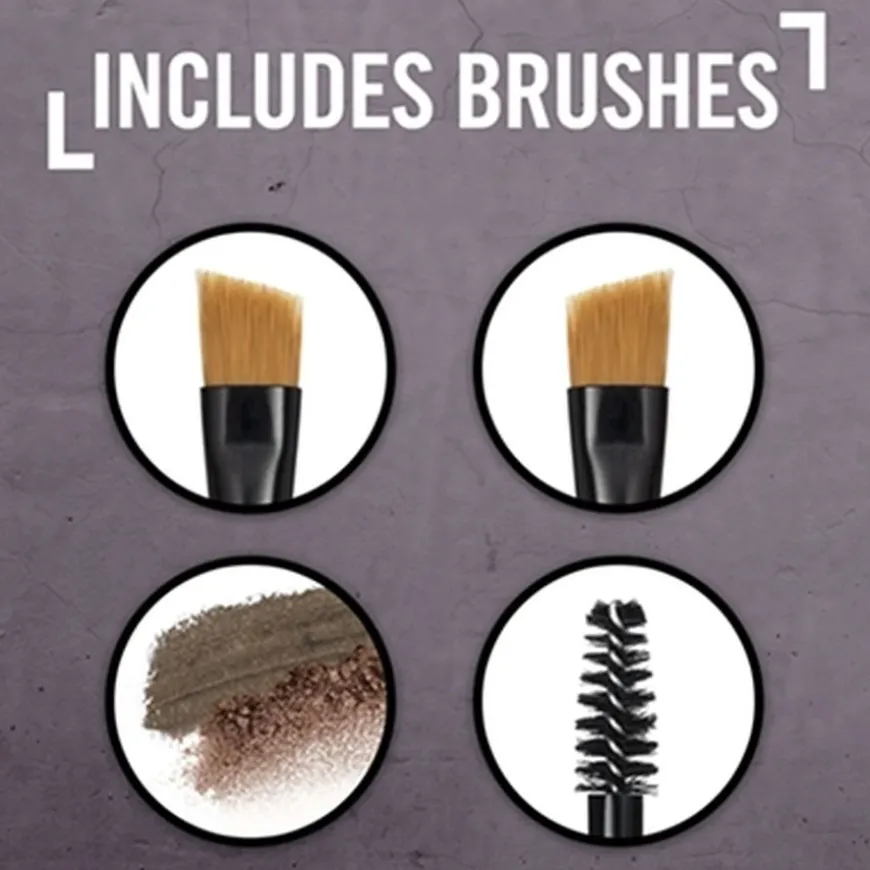 Brow This Way Eyebrow Powder Kit Dark Brown 2,4g