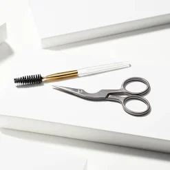 Browshaping Scissors And Brush