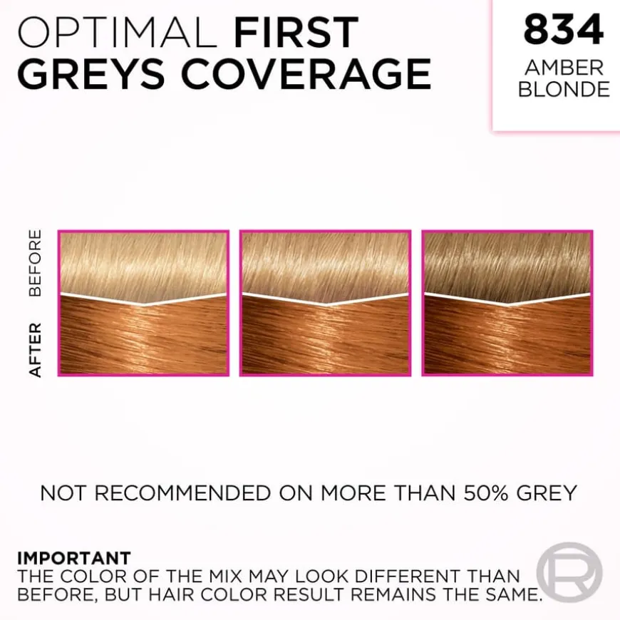 Casting Crème Gloss Semi-Permanent Color 834 Amber Blonde