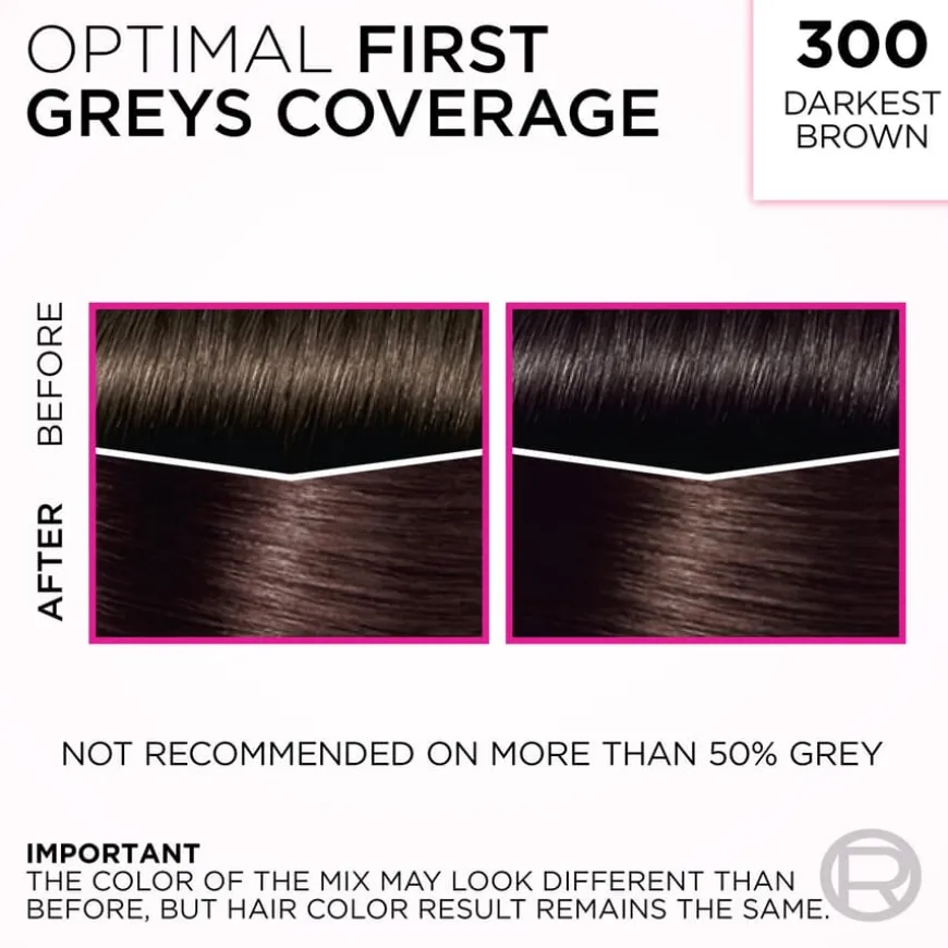 Casting Crème Gloss Semi-Permanent Color 300 Darkest Brown