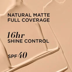 CC+ Cream Natural Matte Foundation For Oily Skin SPF40 Light 32ml