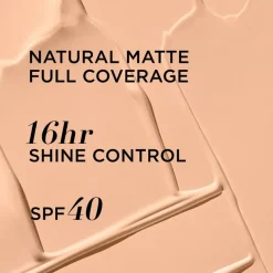 CC+ Cream Natural Matte Foundation For Oily Skin SPF40 Light Medium 32ml