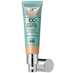 CC+ Cream Natural Matte Foundation For Oily Skin SPF40 Medium 32ml