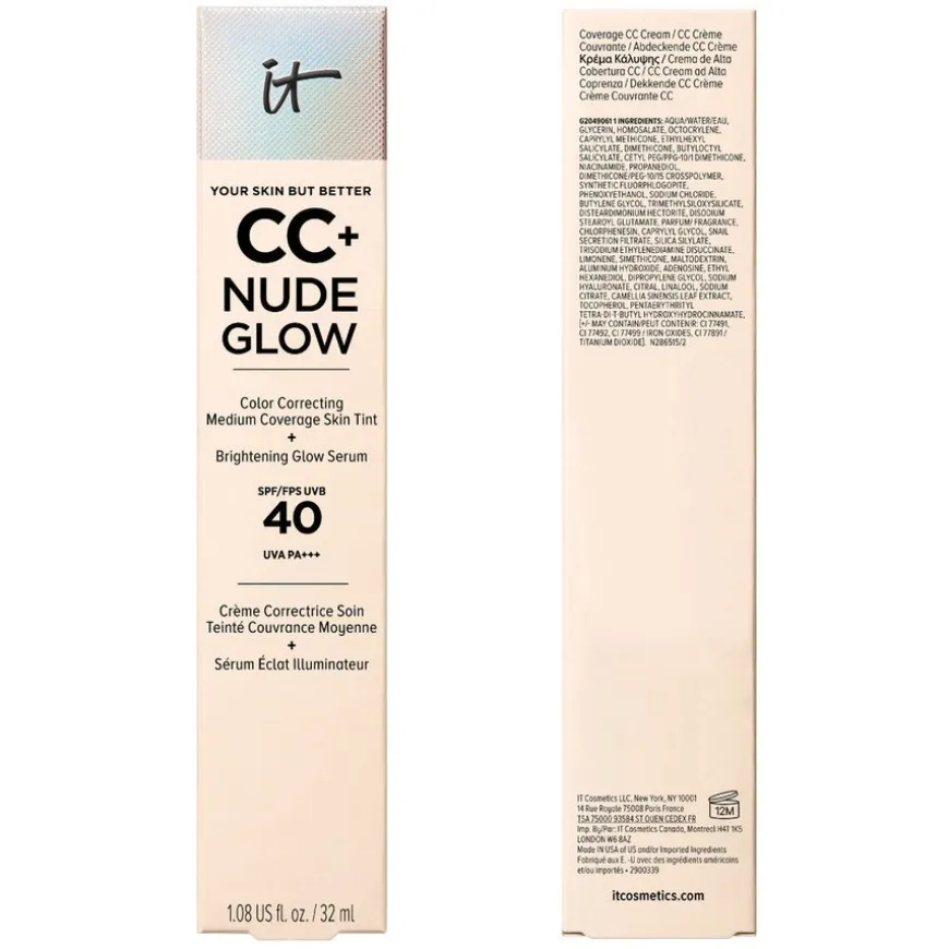 CC+ Nude Glow SPF40 01 Fair Porcelain 32ml