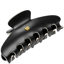 Cellulose Acetate Pince à Cheveux Large Black/White