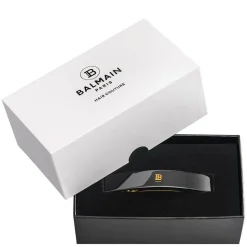 Cellulose Acetate Barrette Pour Cheveux Medium Hairclip Black