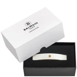Cellulose Acetate Barrette Pour Cheveux Medium Hairclip White