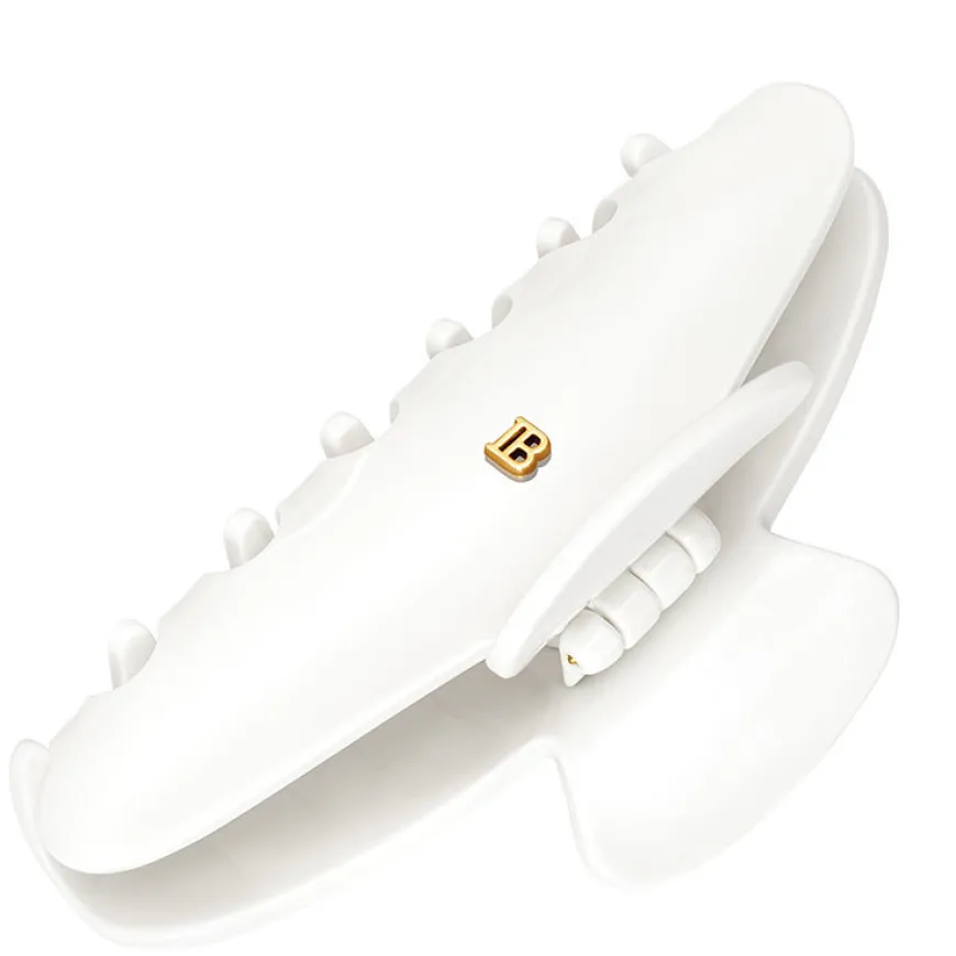 Cellulose Acetate Pince À Cheveux Large Hairclip White