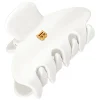 Cellulose Acetate Pince À Cheveux Small Hairclip White
