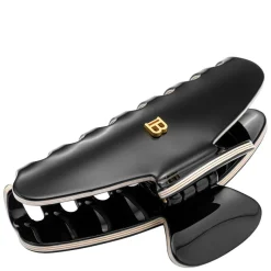 Cellulose Acetate Pince à Cheveux Medium Black/White