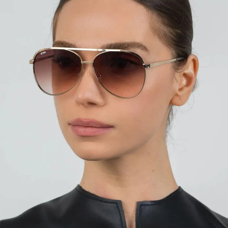 Charlie Gold/Brown to Pink Fade