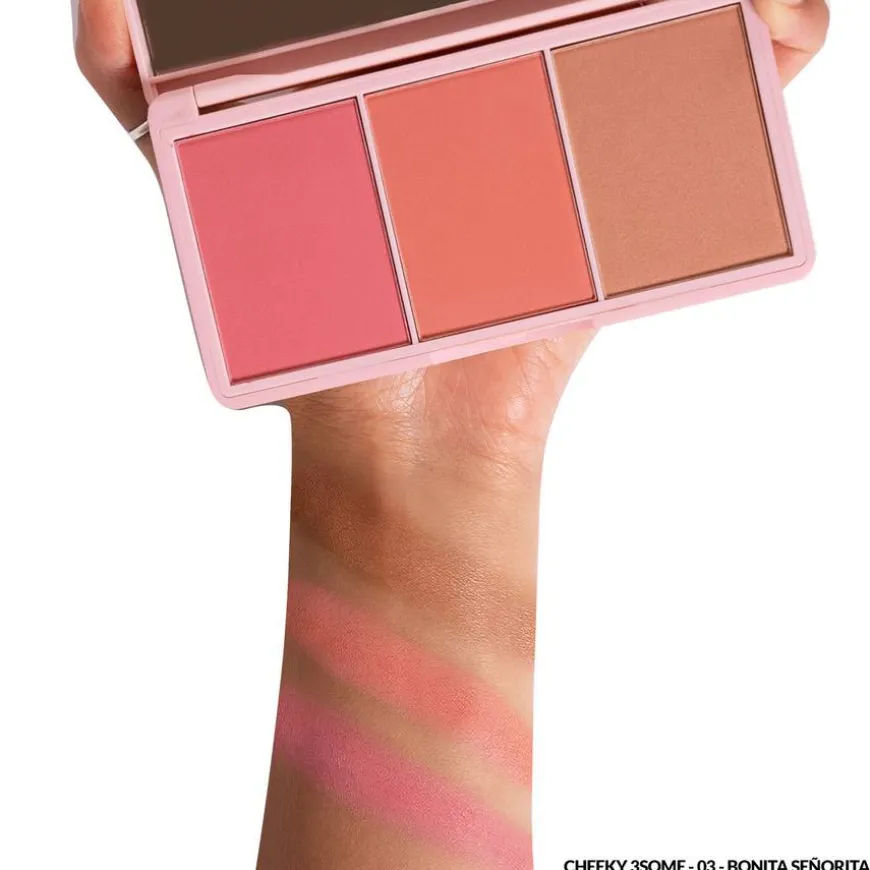 Cheeky Threesome Blush Palette Bonita Señorita 13,5g