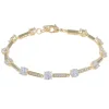 Chicago Bracelet Gold/Clear Onesize