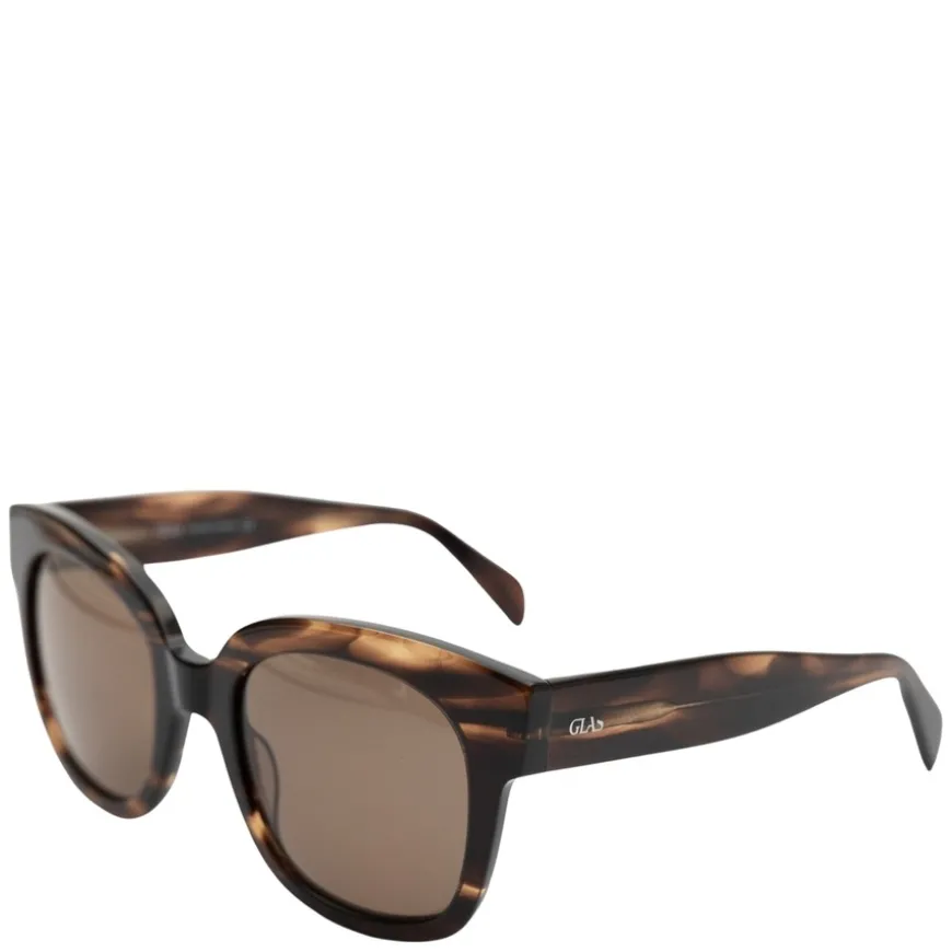 Chloe Dark Brown Sunglasses Strength 0.0 +