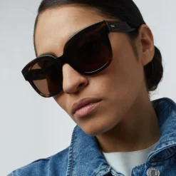 Chloe Dark Brown Sunglasses Strength 1.5 +