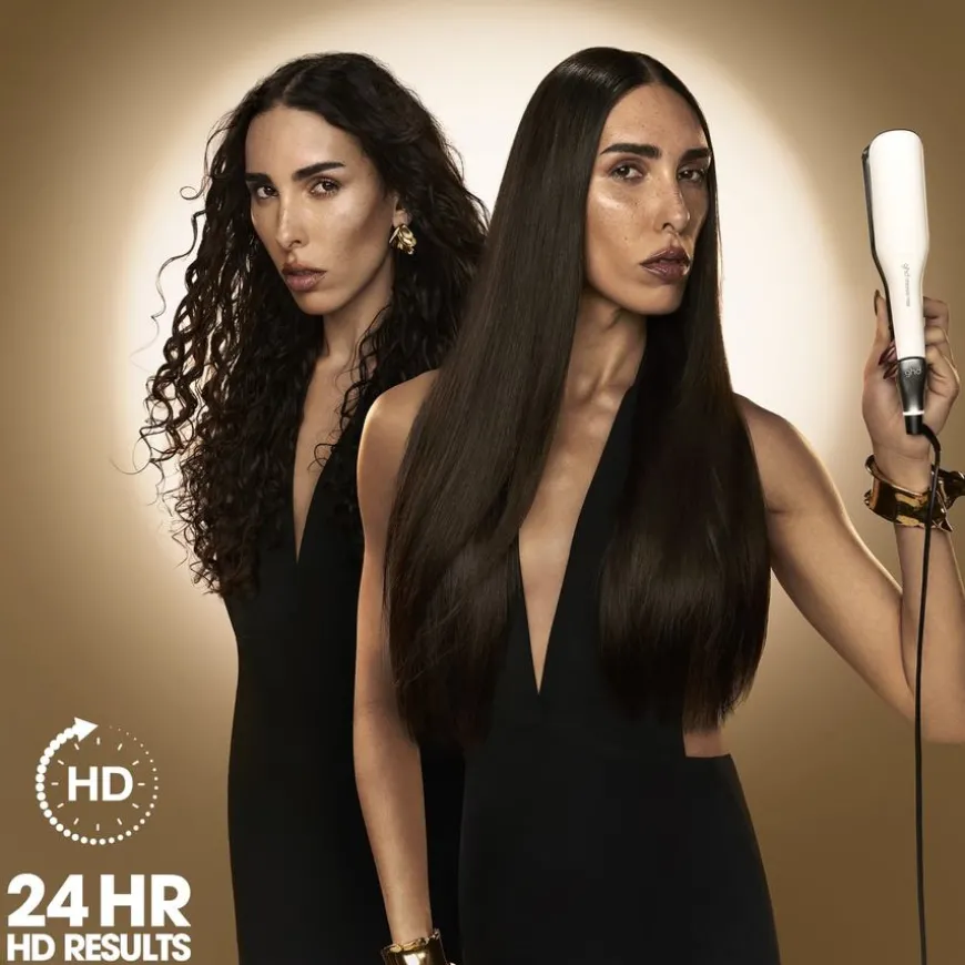 Chronos Max Wide Plate Hair Straightener White