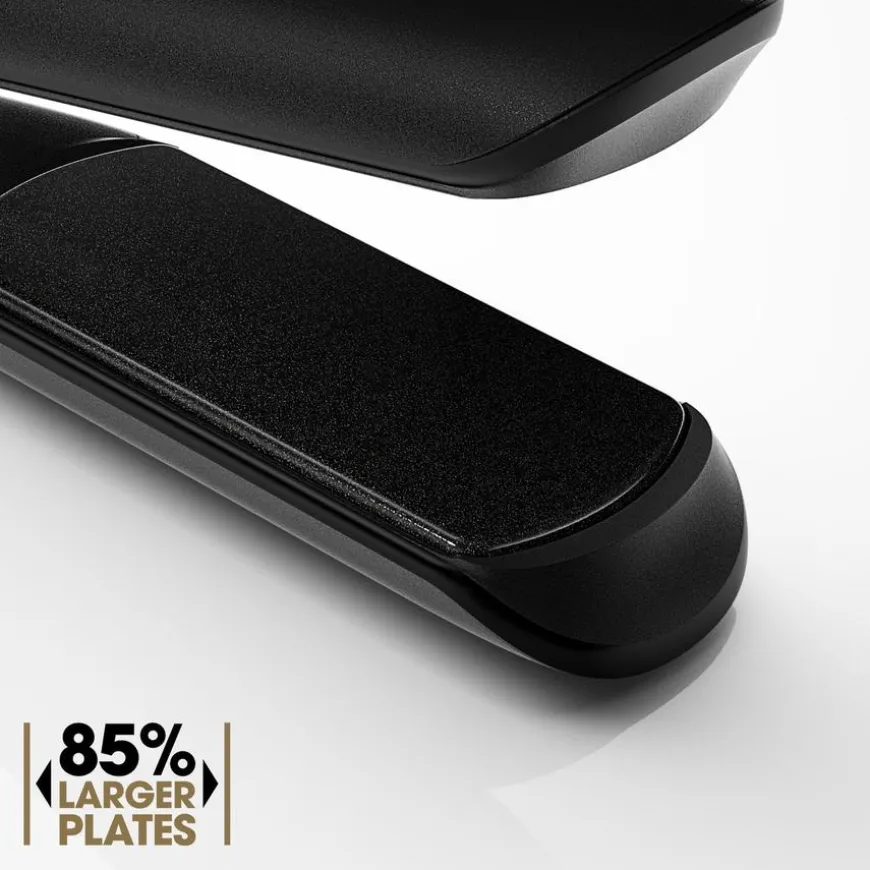 Chronos Max Wide Plate Hair Straightener Black