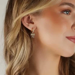 Cicce Cherry Pendant Earring Gold Onesize