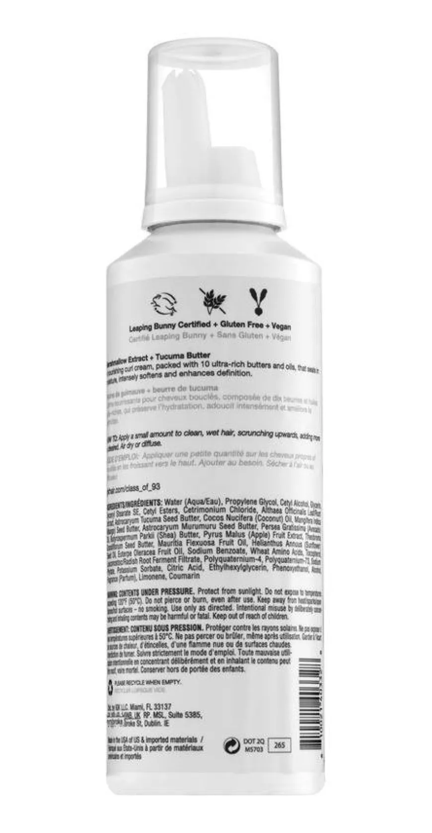 Class of 93 Curl Perfecting Whipped Cream 165ml