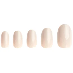 Classic Nude Oval Nails 24pcs