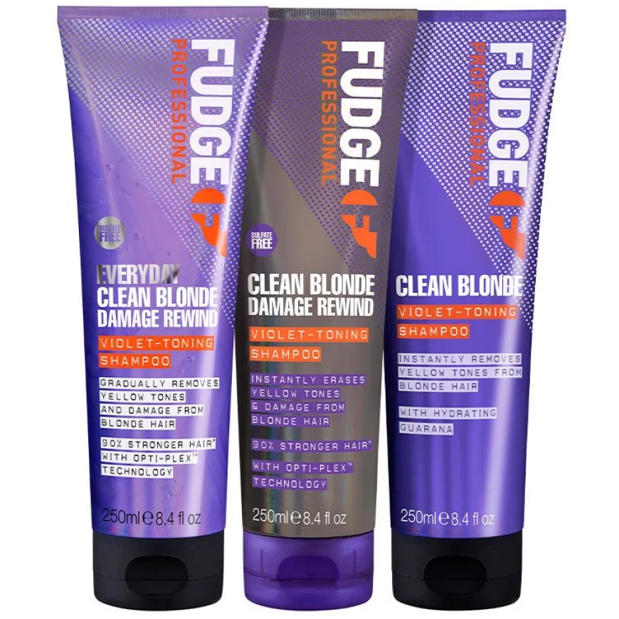 Clean Blonde Damage Rewind Violet Toning Shampoo 250ml