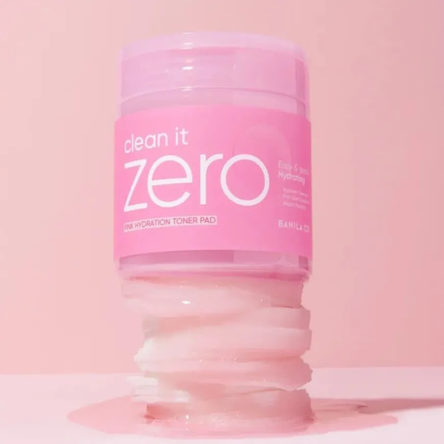 Clean It Zero Pink Hydration Toner Pad 70pcs