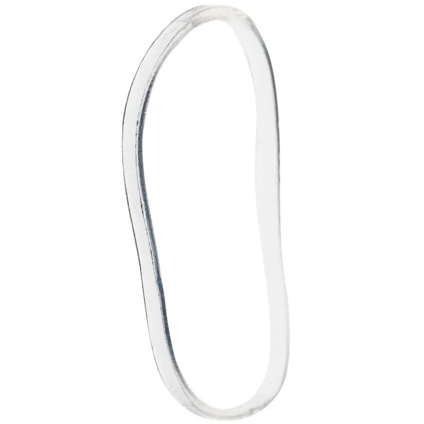 Clear Flexi Elastic Hair Bands 100pcs