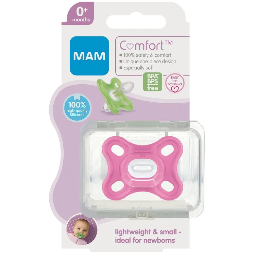 Comfort Pacifier 0-2 Pink