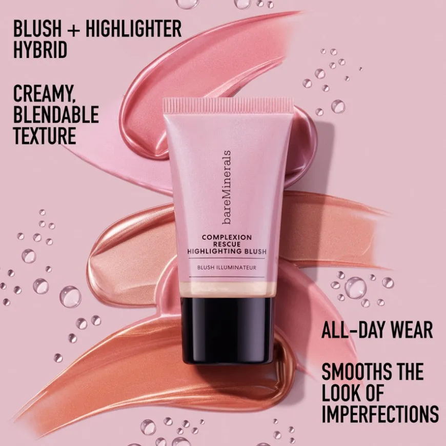 Complexion Rescue Highlighting Blush Peach Glow 15ml