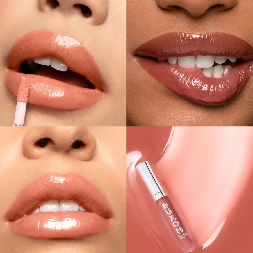 Cosmetics Plump Shot™ Collagen-Infused Lip Serum Peach Plush 4ml