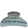 Crystal Hair Claw Large Teal