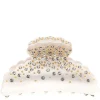 Crystal Hair Claw Large White