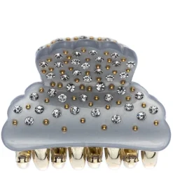 Crystal Hair Claw Small Pine Cool Blue