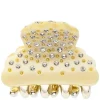 Crystal Hair Claw Small Pale Yellow