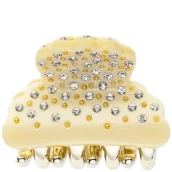 Crystal Hair Claw Small Pale Yellow