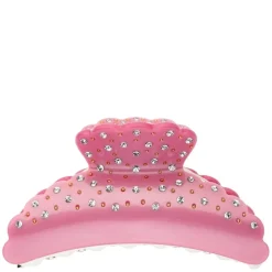 Crystal Hair Claw X Large Bubblegum Pink