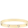Crystal Heart Bangle Crystal