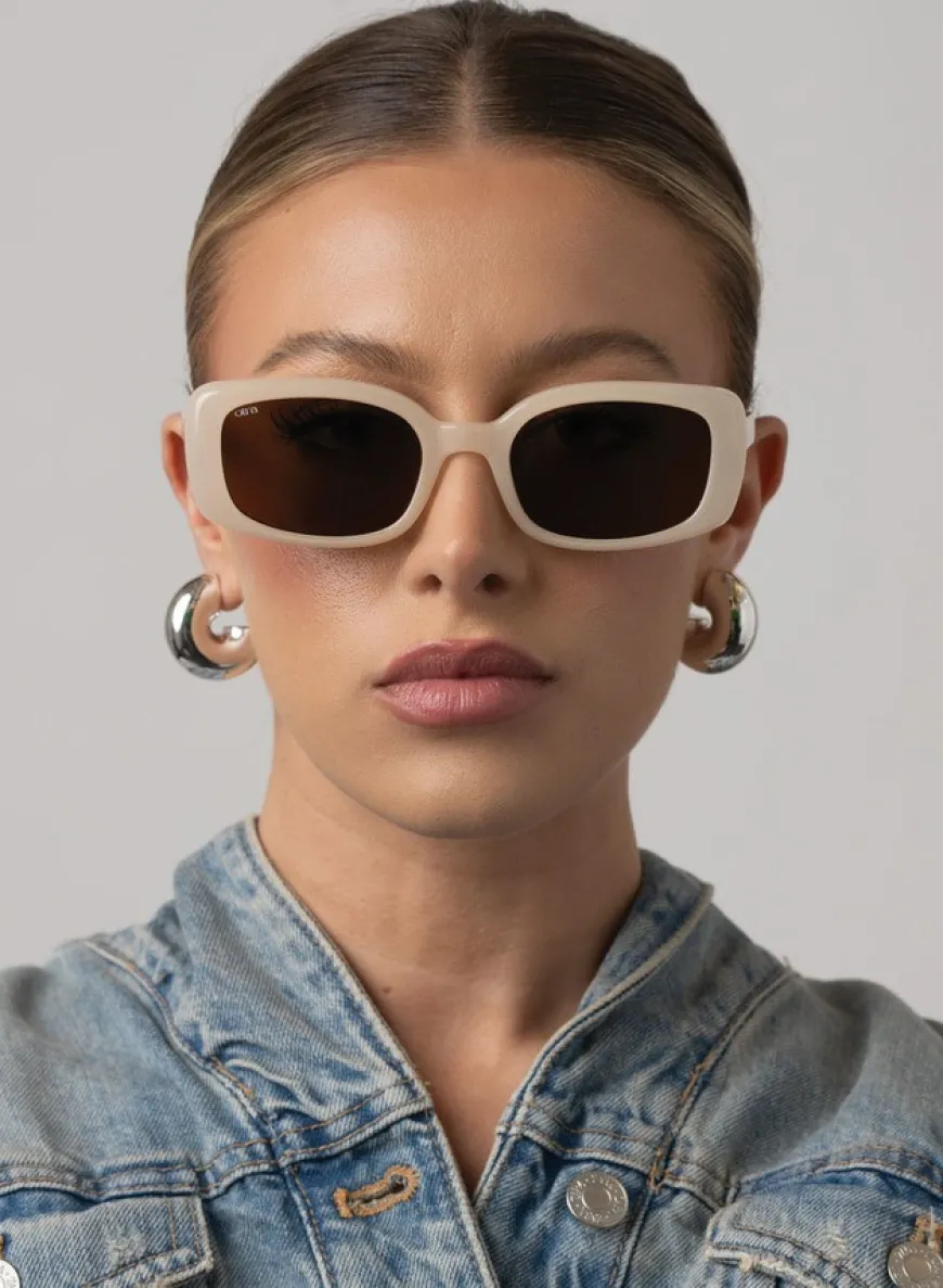 Daisy Frosted Ivory/Brown