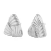 Dakota Angle Earring Plain Silver
