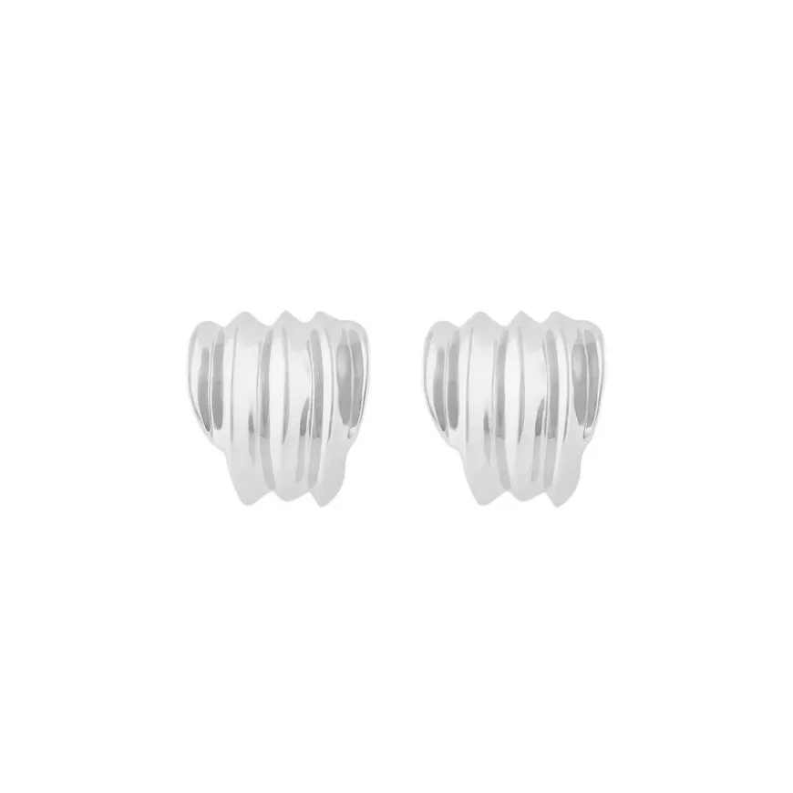 Dakota Small Earring Plain Silver