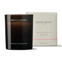 Delicious Rhubarb & Rose 1 Wick Candle 190g