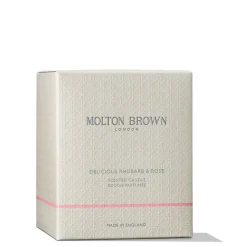 Delicious Rhubarb & Rose 1 Wick Candle 190g