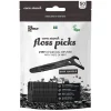 Dental Floss Picks Charcoal Grip Handle 50pcs