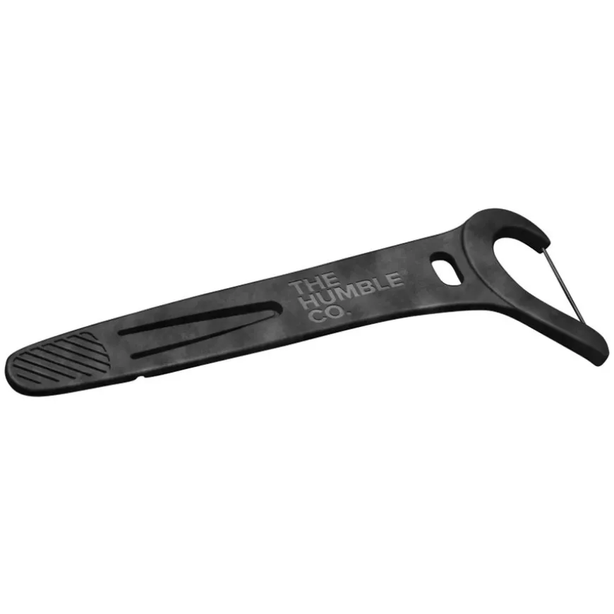 Dental Floss Picks Charcoal Grip Handle 50pcs