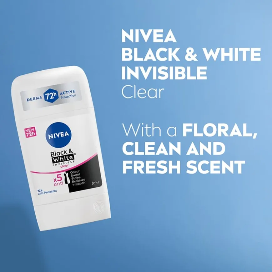 Deo Black & White Invisible Stick 50ml