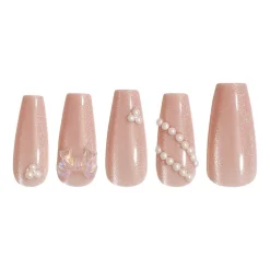 Design Selection Pink Shimmer Deco Coffin 24pcs