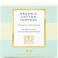 Digital Organic Cotton Tampons Regular 18pcs