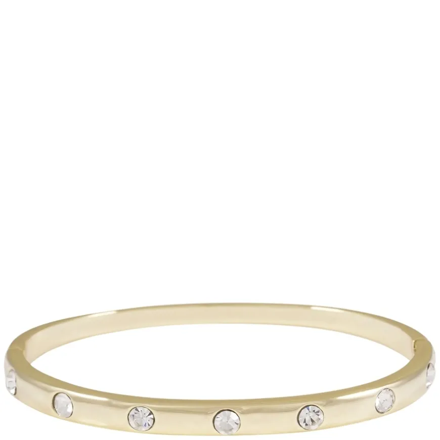 Domino Crystal Oval Bracelet Gold Onesize