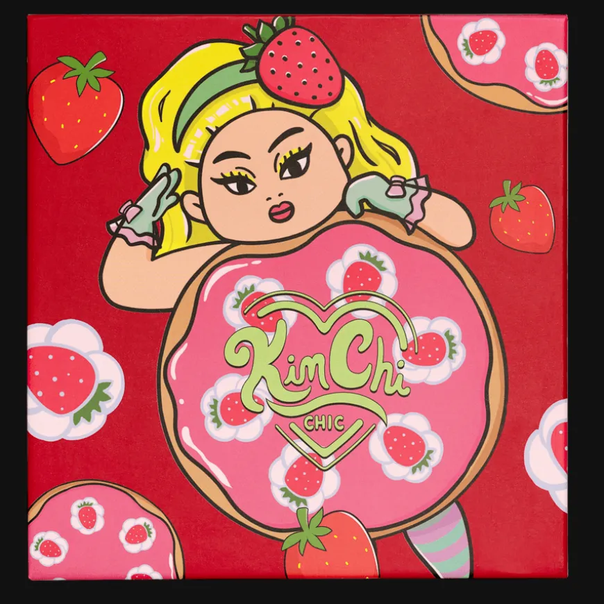 Donut Collection Eyeshadow Palette Strawberries & Cream 12,8g